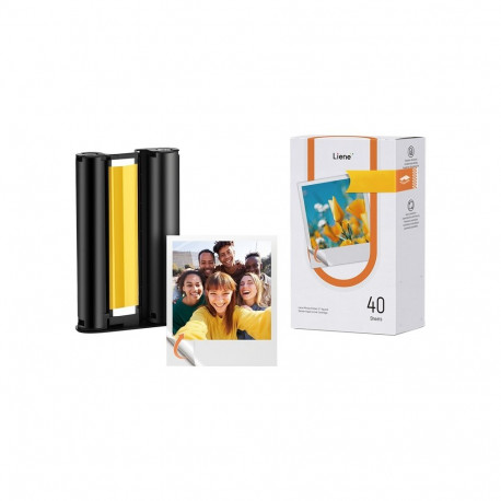 Printer Paper - Liene LA002-65007 3x3" 40 Sheets + Cartridge