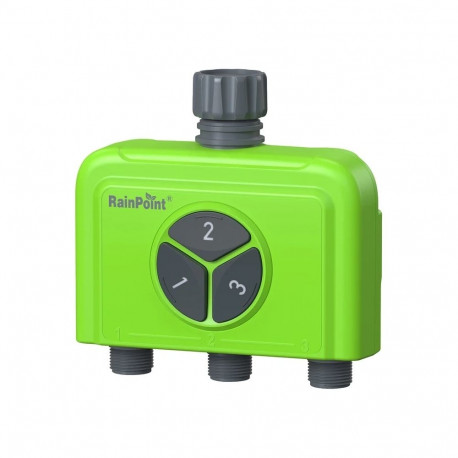 Irrigation Controller - RainPoint HTV345FRF 3-Zone Wi‑Fi Irrigation Controller