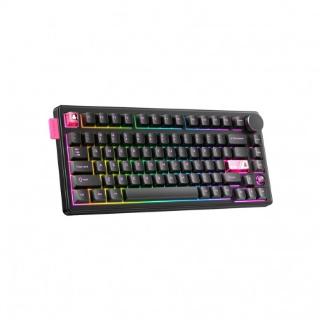 Mechanical Keyboard - ONIKUMA MT706 81-Key Hot-Swappable RGB Black