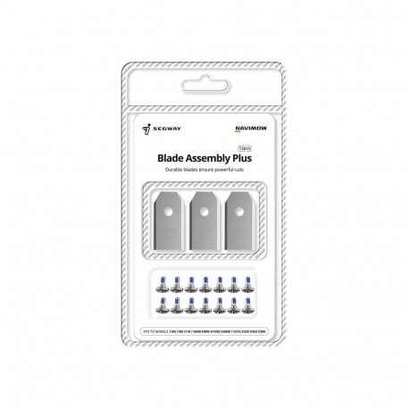 Robotic Mower Blade - Segway-Navimow X3A06E 12-Piece Blade Set
