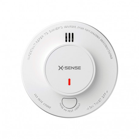 Smoke Detector - X-Sense SD19 Photoelectric With 10-Year CR123A Battery, 85 dB Alarm, 122 × 122 × 45