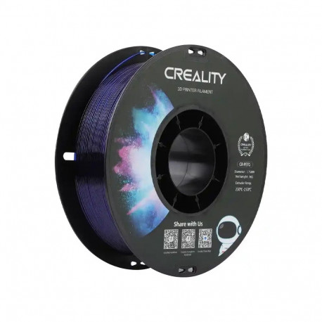 3D Printer Filament - Creality CR-PETG 1.75mm 49MPa Transparent Blue