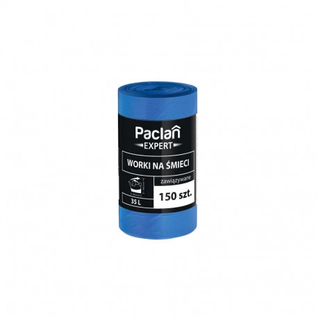 Trash Bag - PACLAN 150 Pcs, 35L, Blue
