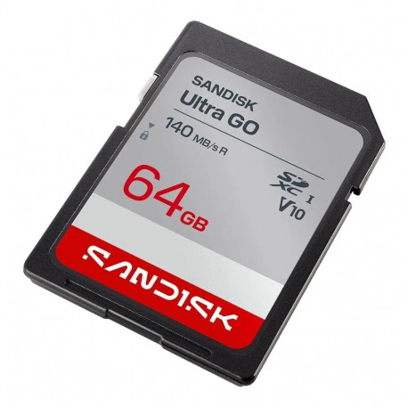 Memory Card - SanDisk Ultra GO 64 GB SDXC UHS-I 140 MB/s Waterproof
