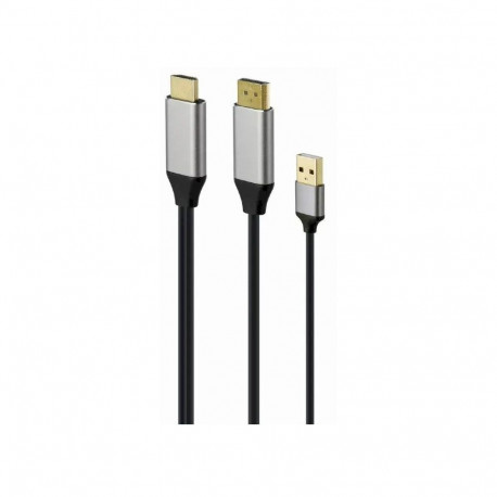 Gembird A-HDMIM-DPM-01 HDMI to DisplayPort Active Adapter Cable 4K 2m / black