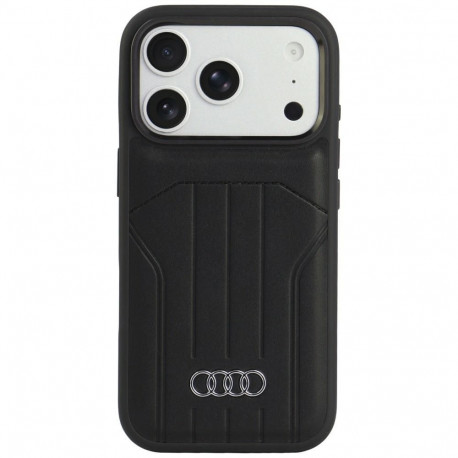 Audi Synthetic Leather Case MagSafe for iPhone 18 Pro / 17 Pro - Black