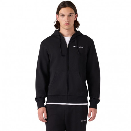Bluza męska Champion Hooded Full Zip Sweatshirt czarna 221794 KK001 L