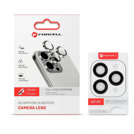 Camera glass to Samsung Z FLip 8 Forcell Premium black