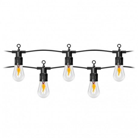 Solarna girlanda oświetleniowa 10 m, 10 x LED Flame