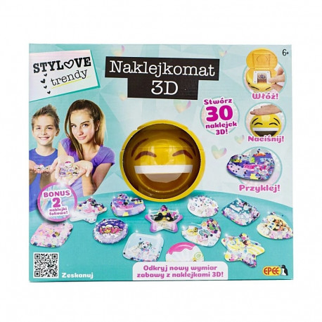 Zestaw naklejkomat 3d naklejki