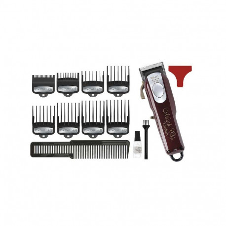 Hair Clipper - Wahl Cordless Magic Clip, 4 cm Cutter Width, 100 Min Runtime, Burgundy