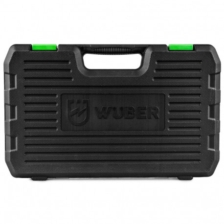 Impact Socket Set - WUBER 35-Piece 1/2" Metric 8–32 mm Hexagonal Sockets With Case