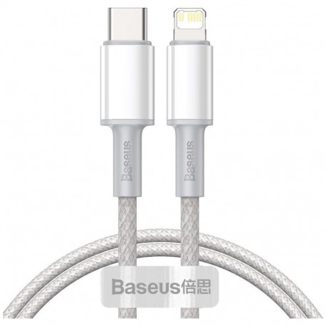 Baseus Baseus CATLGD-02 USB Type C - Lightning cable Power Delivery fast charge 20W 1m white