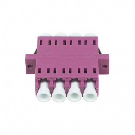 "50/125u Multimode OM4, erika-violett, Quad, PVC, mit Flansch, Synergy 21,"