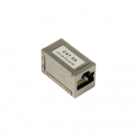 Synergy 21 CAT6A ühendusmuhv, pesa, 1:1, 8-pol., RJ45, slim line