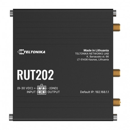 "· Router · RUT202 · Kompakter industrieller Dual-SIM-Router"