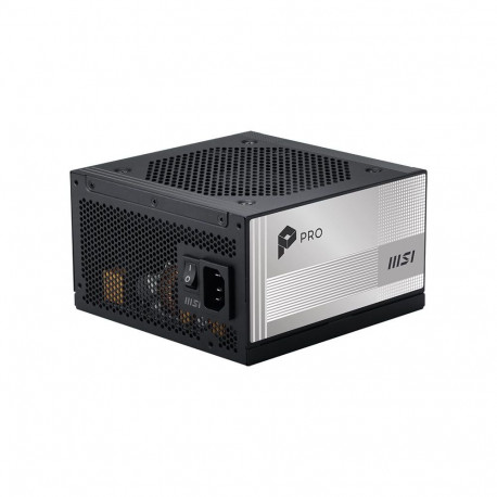 MSI toiteplokk PRO A1000PL PCIE5 EU, reljeefse kaabliga, 1000W, täismodulaarne, Platinum, ENFR, värv
