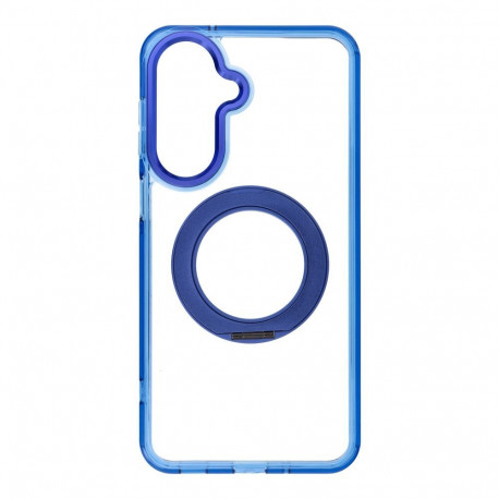 Case for Samsung A27 Frame Circle Stand compatible with MagSafe navy blue