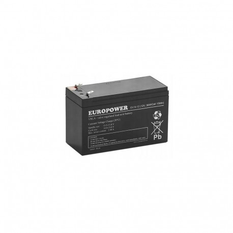 EUROPOWER AGM aku EV 12V 8Ah/C10 (kasutusiga 6–9 aastat) T1