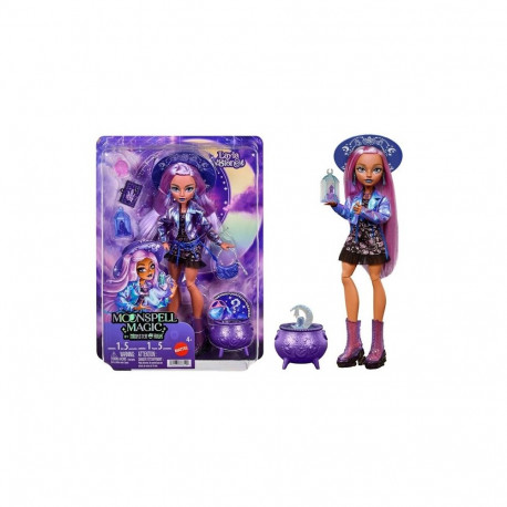 Monster High Moonspell Magic by Layla Stone Fashion Doll, Crystal Witch with Accessories