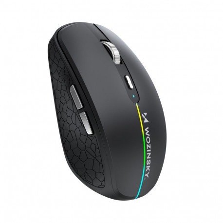 Wozinsky Wozinsky WMGK-1132 Wireless Mouse with RGB Backlight - Black - OUTLET