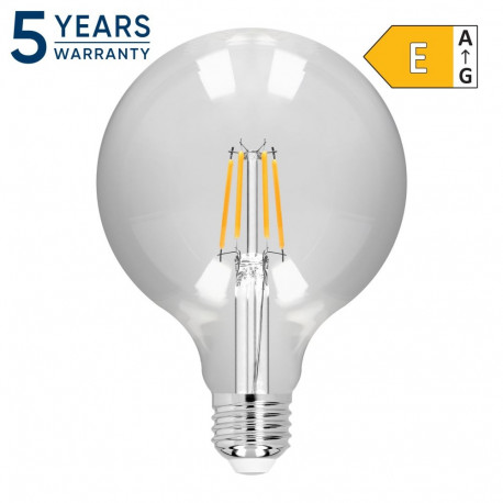 Żarówka LED FILAMENT C E27 G95 4 W 470 lm 4000 K (5 tk.)