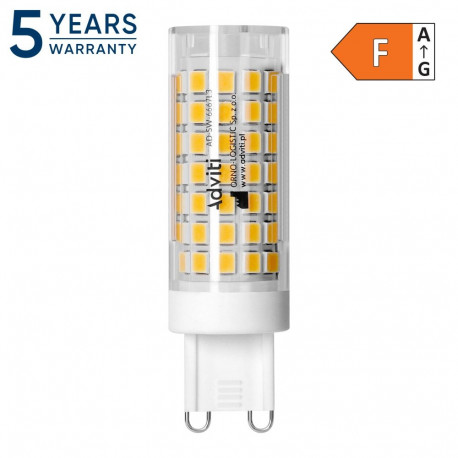 LED-pirn G9 PC 6W 600lm 3000K (10 tk)