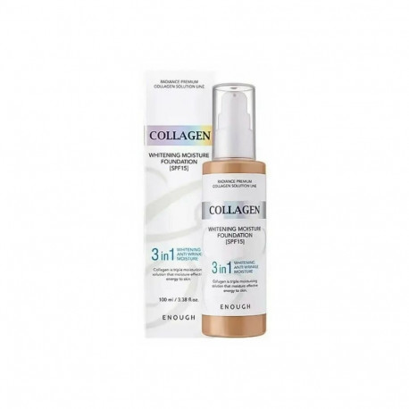 Enough Face cream Brightening Collagen Whitening Moisture Foundation SPF15 (13) 100 ml