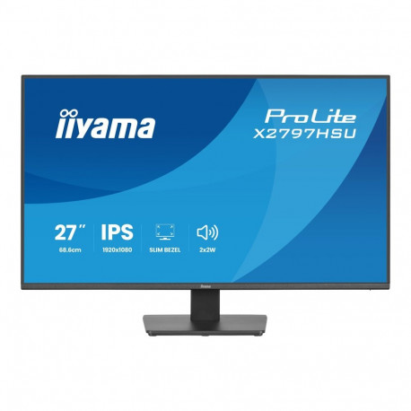 IIYAMA monitor 27inch IPS-paneel 1920x1080 120Hz EyeComfort 350cd/m2 kõlarid HDMI DisplayPort 1ms MP