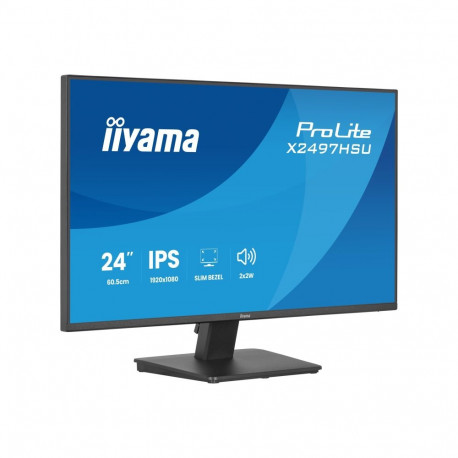IIYAMA 24inch IPS-panel 1920x1080 120Hz EyeComfort 350cd/m2 Speakers HDMI DisplayPort 1ms MPRT USB 2