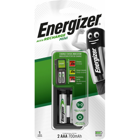 Energizer charger Mini CH2PC4-EU + 2xAAA
