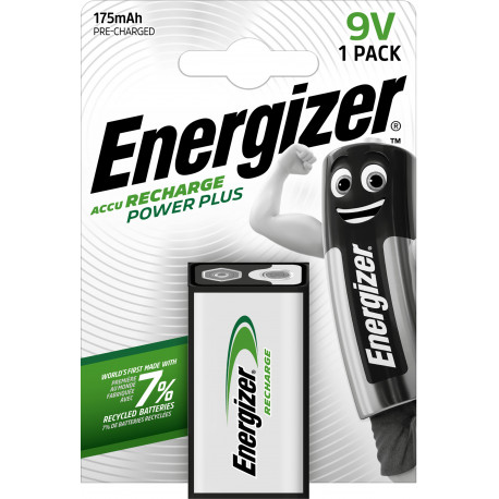 Energizer aku Recharge Power Plus 9V 175mAh