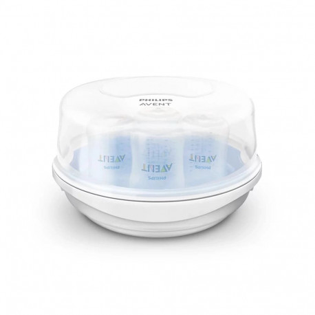 Philips AVENT pudelisterilisaator SCF281/02, mikrolaineahjus kiireks steriliseerimiseks