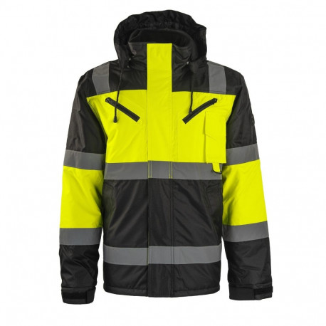 HW Basic Dale talvejope must/Hi-Vis kollane m