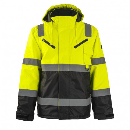 HW Basic Dale talvejope Hi-vis kollane/must 3xl
