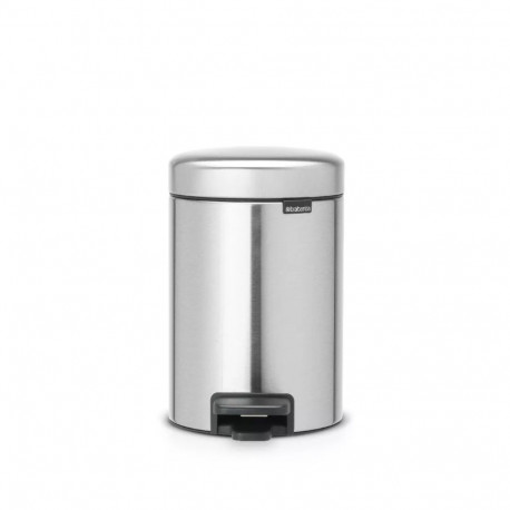 Brabantia Pedal Bin newIcon Round Brushed steel