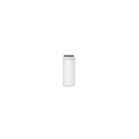 Brabantia Touch Bin  30L Round Plastic  Stainless steel White