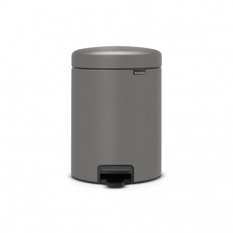 Brabantia prügikast 126284 5L ümmargune plastikust, hall