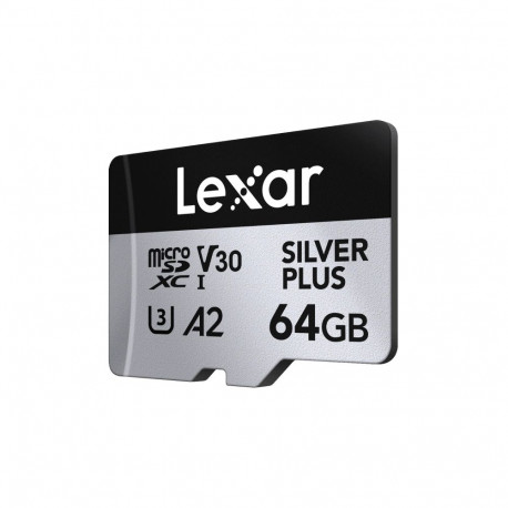 Lexar Professional SILVER PLUS 64 GB MicroSDXC UHS-I Class 3