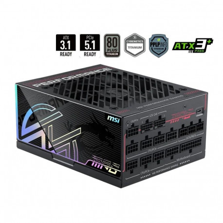 MSI toiteplokk MPG Ai1300TS PCIE5 1300W 24-pin ATX ATX, must