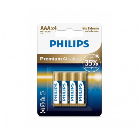Philips Premium leelispatarei LR03M4B/10 AAA