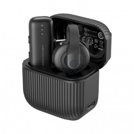 SmallRig juhtmevaba mikrofon 5718 S70-C1 USB-C-adapteriga telefonidele, must