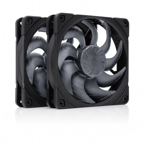 Noctua NF-A12x25 G2 PWM Sx2-PP chromax.black Computer case Fan 12 cm 2 pc(s)