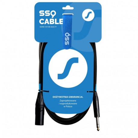 Cable - SSQ JSXM5 SS-1464 - Jack Stereo - XLR 3-pin - 5 m - Black