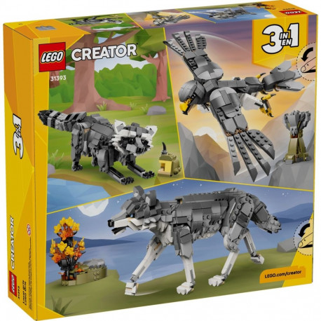 Constructor - LEGO Creator 3-In-1 31393 Forest Animals: Gray Wolf