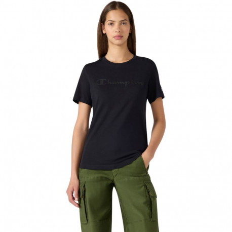 Koszulka damska Champion Short Sleeve czarna 119125 KK001 S