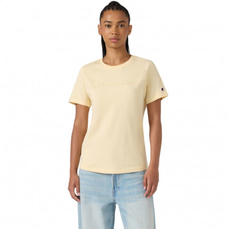 Koszulka damska Champion Short Sleeve żółta 119125 YS175 S