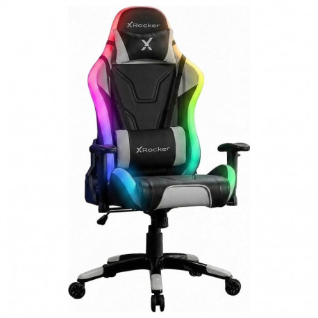 "XROCKER Gaming Brostuhl black LED-Beleuchtung/Komfortkissen"