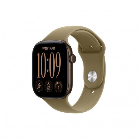 Apple Watch 12 GPS 42mm Dark Bronze Alu, Olive Sport Band - S/M