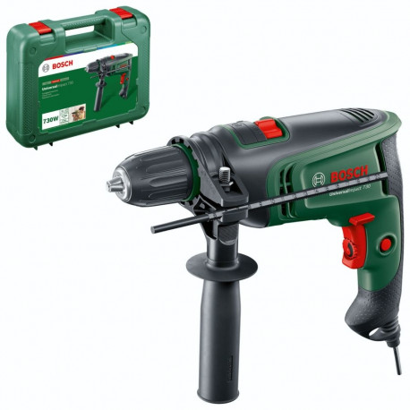 Schlagbohrmaschine UniversalImpact 7500 (grün/schwarz, 750 Watt, Koffer)